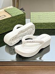 Gucci white platform sandals  - 6