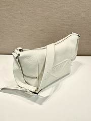 Prada 2VH165 white leather bag with shoulder strap bag - 4