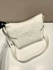 Prada 2VH165 white leather bag with shoulder strap bag - 6