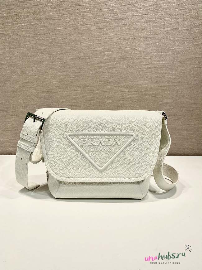 Prada 2VD056 white leather bag with shoulder strap bag - 1