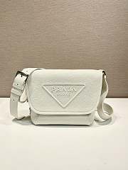 Prada 2VD056 white leather bag with shoulder strap bag - 1