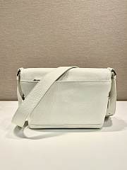 Prada 2VD056 white leather bag with shoulder strap bag - 6