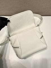 Prada 2VD056 white leather bag with shoulder strap bag - 5