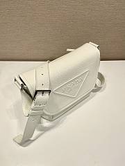 Prada 2VD056 white leather bag with shoulder strap bag - 2