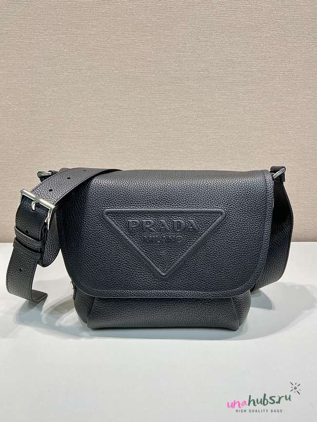 Prada 2VD056 black leather bag with shoulder strap bag - 1