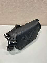 Prada 2VD056 black leather bag with shoulder strap bag - 4