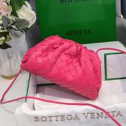 Bottega Veneta Pouch Mini Pink Leather Clutch - 2