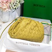 Bottega Veneta Pouch Mini Yellow Leather Clutch - 6