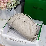 Bottega Veneta Pouch Mini White Leather Clutch - 4