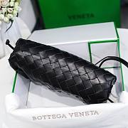 Bottega Veneta Pouch Mini Black Leather Clutch - 6