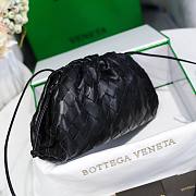 Bottega Veneta Pouch Mini Black Leather Clutch - 4