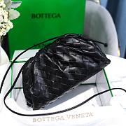 Bottega Veneta Pouch Mini Black Leather Clutch - 3