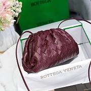 Bottega Veneta Pouch Mini Red Leather Clutch - 5