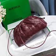 Bottega Veneta Pouch Mini Red Leather Clutch - 4