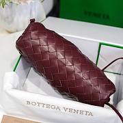 Bottega Veneta Pouch Mini Red Leather Clutch - 3