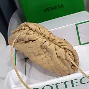 Bottega Veneta Pouch Mini Beige Leather Clutch - 6