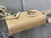 Dior D-Joy Small Lady Raffia Bag - 6