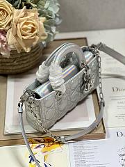 Dior D-Joy Small Lady Silver Bag - 3