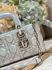 Dior D-Joy Small Lady Silver Bag - 4