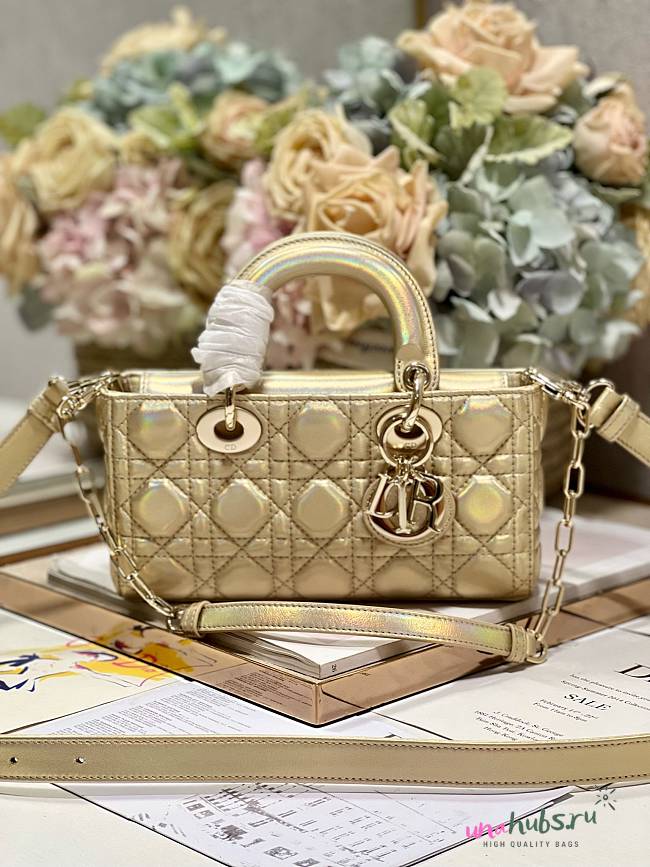 Dior D-Joy Small Lady golden Bag - 1