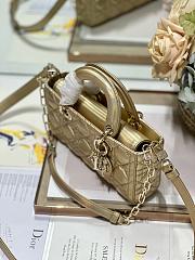 Dior D-Joy Small Lady golden Bag - 4