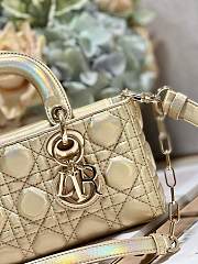 Dior D-Joy Small Lady golden Bag - 3