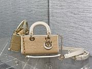 Dior D-Joy Small Lady Raffia Bag - 2