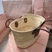 MIU MIU Palmito Raffia Shopping Bag - 6