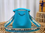 Louis Vuitton MM Neonoe blue leather bag - 6