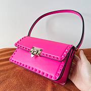 Valentino rockstud23 smooth pink shoulder bag  - 2