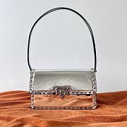 Valentino rockstud23 smooth silver shoulder bag - 5