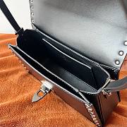 Valentino rockstud23 smooth all black shoulder bag - 6