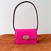 Valentino small rockstud23 smooth pink shoulder bag - 3