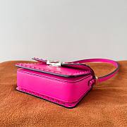 Valentino small rockstud23 smooth pink shoulder bag - 5