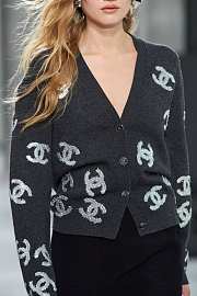 Chanel black cardigan - 5