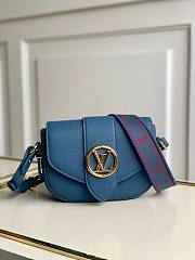 Louis Vuitton Small Pont 9 Soft Blue M58967 Bag - 1