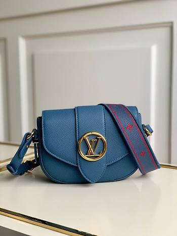 Louis Vuitton Small Pont 9 Soft Blue M58967 Bag