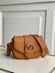 Louis Vuitton Small Pont 9 Soft Brown M58967 Bag - 1