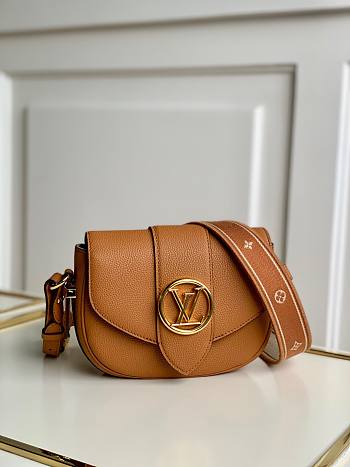 Louis Vuitton Small Pont 9 Soft Brown M58967 Bag