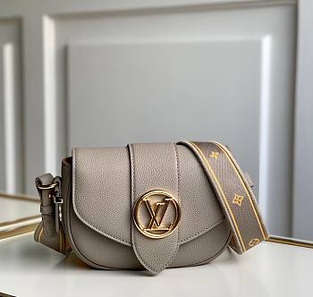 Louis Vuitton Small Pont 9 Soft Gray M58967 Bag