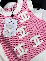 Chanel knitted pink tank - 4