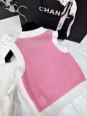 Chanel knitted pink tank - 5