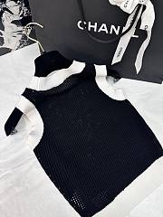 Chanel knitted black tank - 4