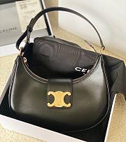 Celine Ava Triomphe black calfskin bag - 1