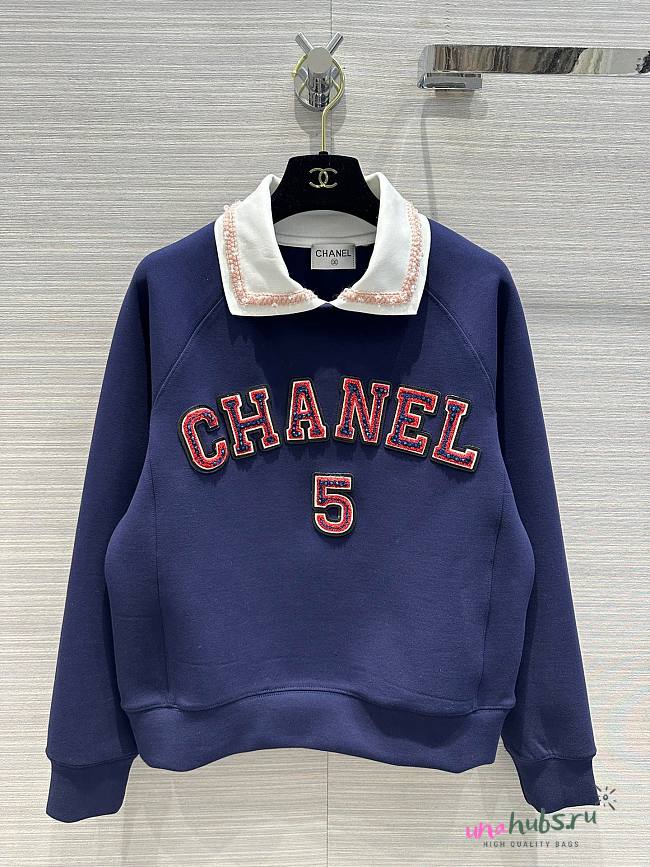 Chanel blue hoodie  - 1