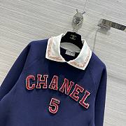 Chanel blue hoodie  - 4