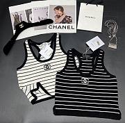 Chanel croptop ( white/ black) 02 - 1