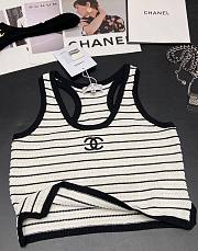 Chanel croptop ( white/ black) 02 - 4