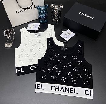 Chanel croptop ( white/ black) 03