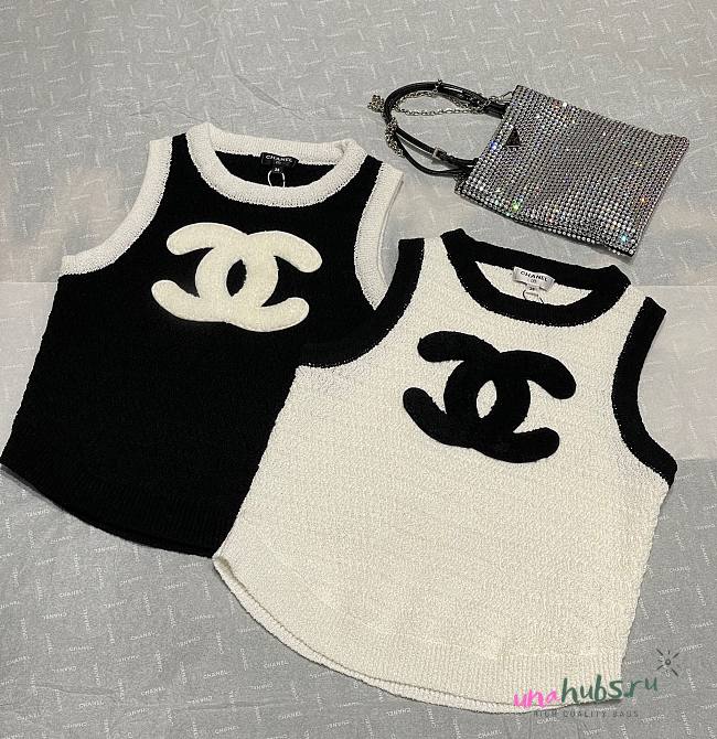 Chanel croptop ( white/ black) 04 - 1